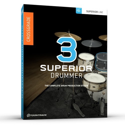 Toontrack Superior Drummer 3 - Crossgrade  from EZdrummer